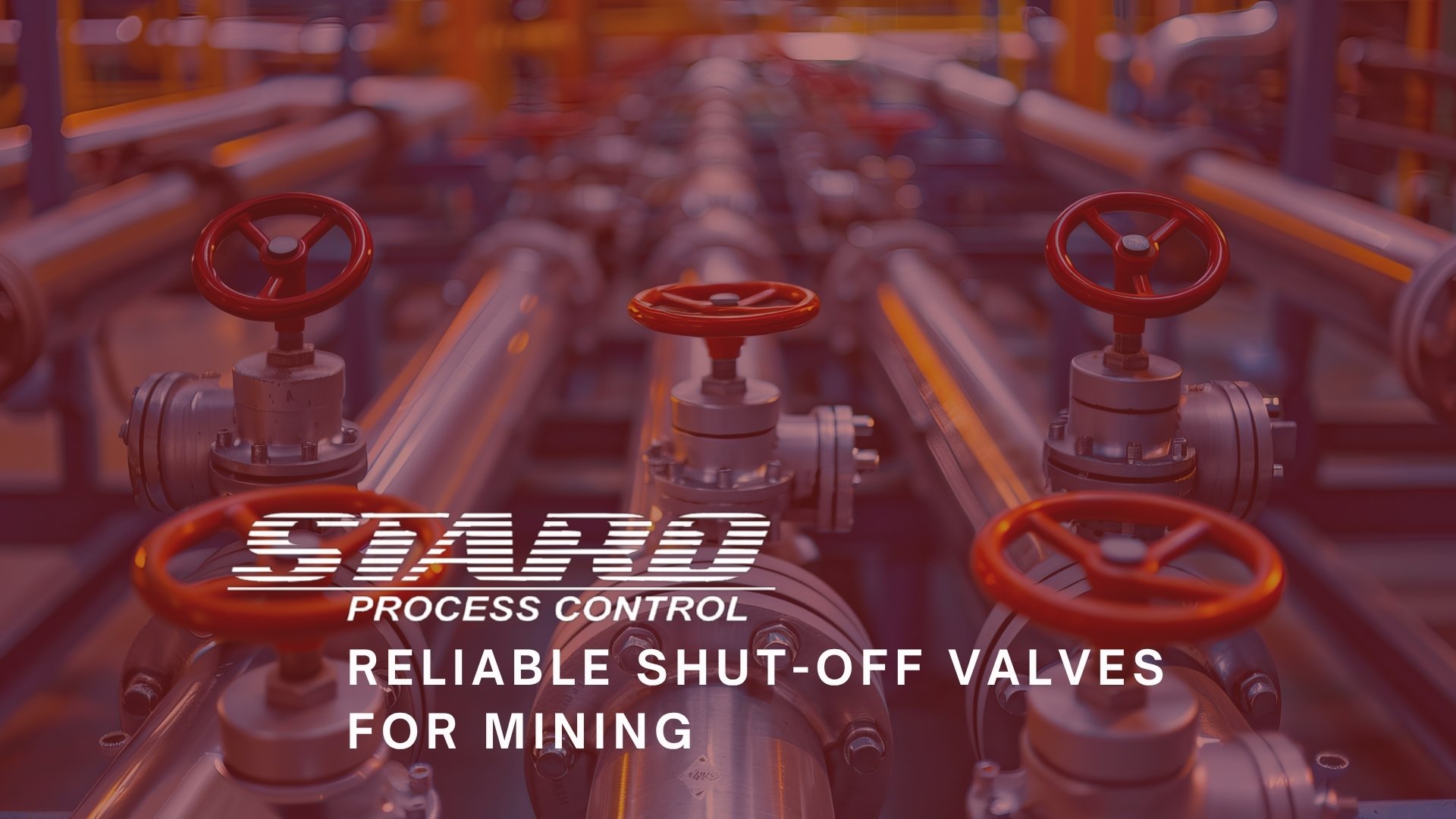 Reliable shut-off valves for mining isolating slurry pipelines in a demanding process plant