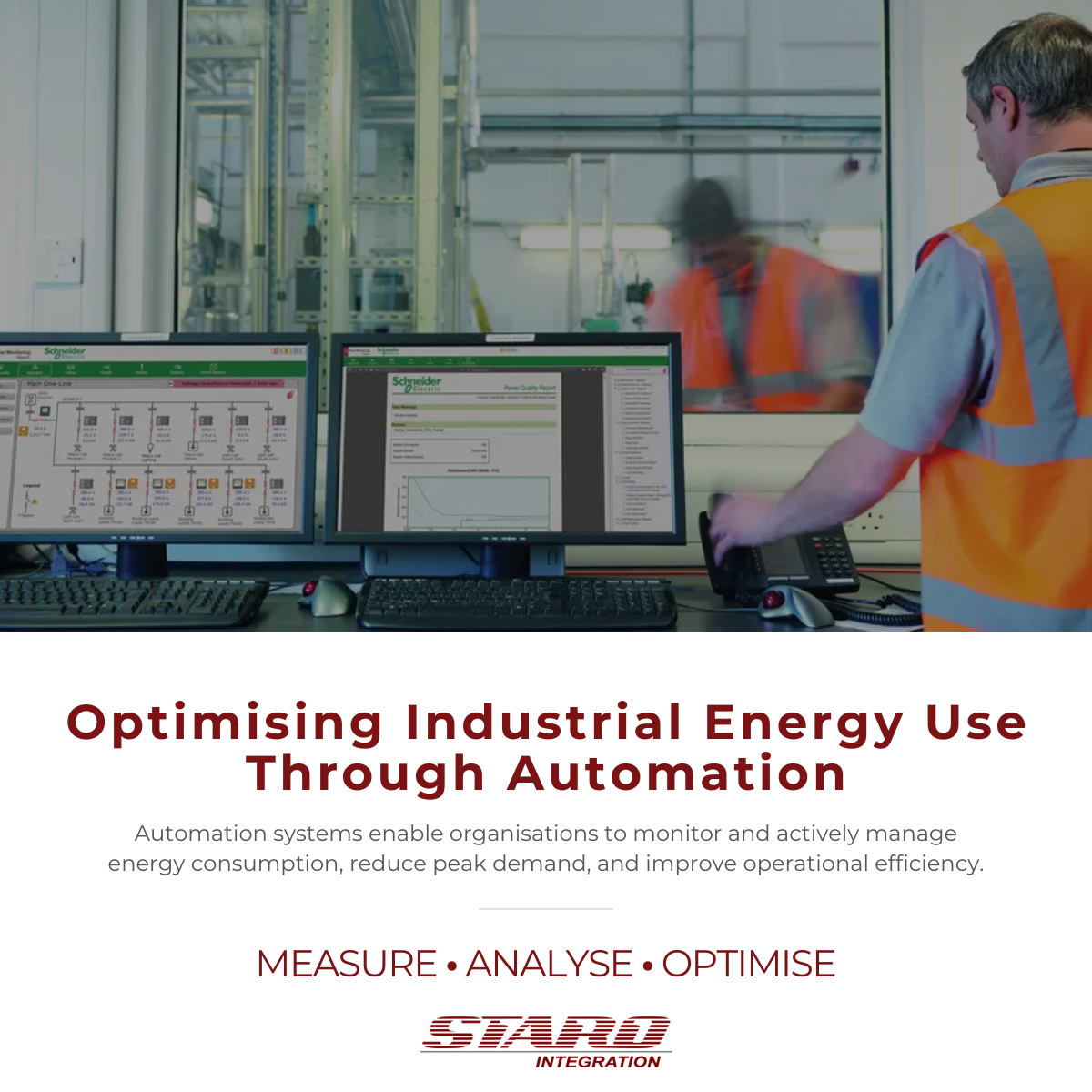 Industrial Energy Management Optimising Energy Through Automation1 technically advanced, reliable, industrial, experienced and focused on practical automation solutions for real operating plants.