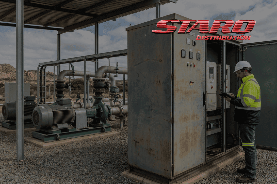 Allen-Bradley PowerFlex VFD improving motor energy efficiency in a process plant