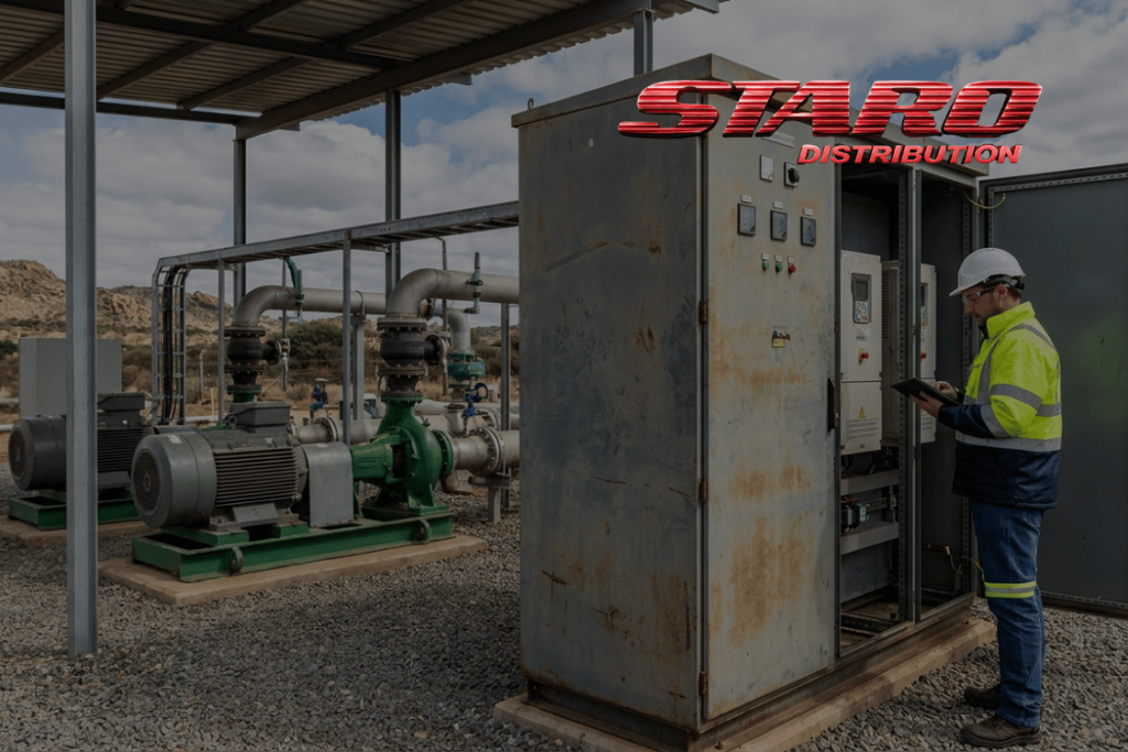 Allen-Bradley PowerFlex VFD improving motor energy efficiency in a process plant